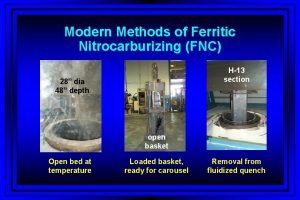 Tufftride salt bath ferritic nitrocarburising