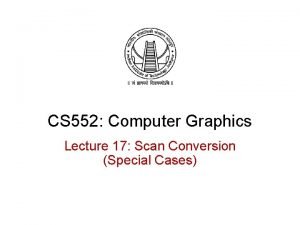 Scan conversion in computer graphics