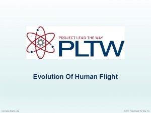 Evolution Of Human Flight Aerospace Engineering 2011 Project