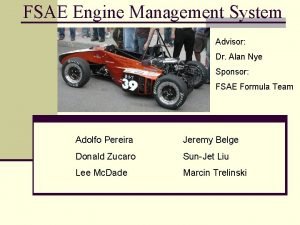 Engine management system block diagram