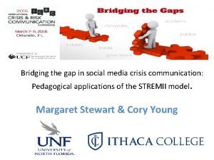 Bridging the gap in social media crisis communication