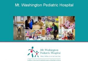 Mt washington pediatric hospital feeding clinic