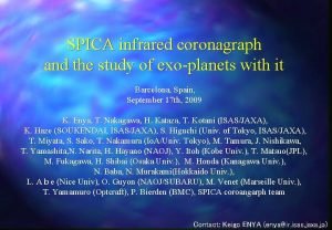 SPICA infrared coronagraph and the study of exoplanets