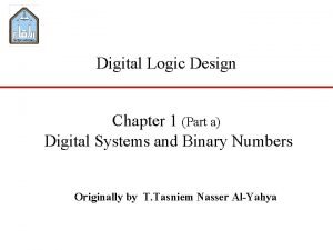 Digital logic design number system