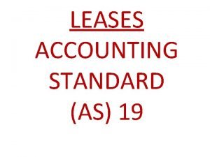 As 19 accounting standard