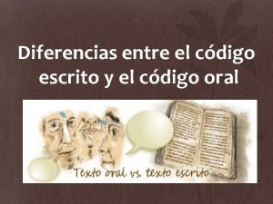 Diferencias entre el cdigo escrito y el cdigo