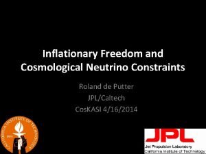 Inflationary Freedom and Cosmological Neutrino Constraints Roland de