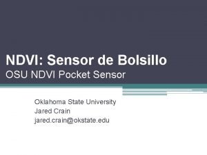 NDVI Sensor de Bolsillo OSU NDVI Pocket Sensor