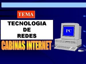TEMA TECNOLOGIA DE REDES PC TEMARIO CONCEPTOS GENERALES