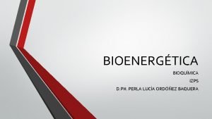 BIOENERGTICA BIOQUMICA IZPS D PH PERLA LUCA ORDEZ