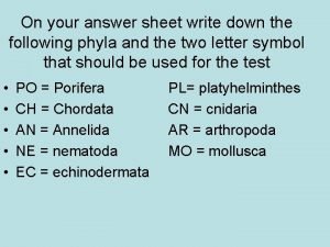 Answer the following in your answer sheet
