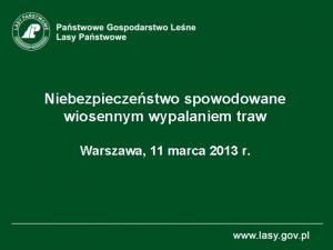 Niebezpieczestwo spowodowane wiosennym wypalaniem traw Warszawa 11 marca