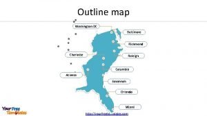 Washington dc outline map