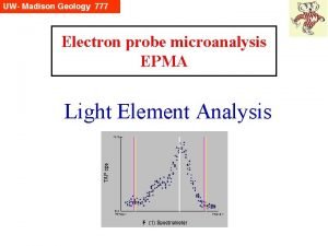 Electron probe microanalysis EPMA Light Element Analysis Whats