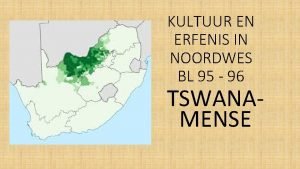 Tswana kultuur kos