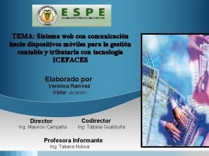 TEMA Sistema web con comunicacin hacia dispositivos mviles