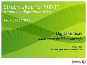 Struni skup d PRINT trendovi u digitalnom tisku