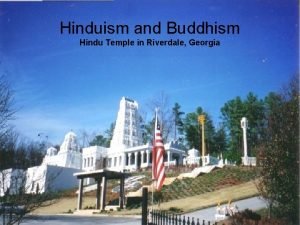 Hinduism and Buddhism Hindu Temple in Riverdale Georgia