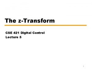 Z transform table