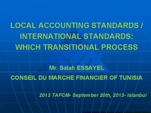 Local accounting