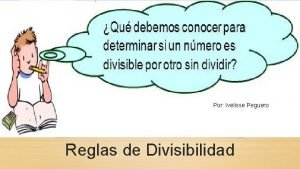 Reglas de divisibilidad