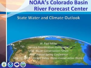 Colorado river basin forecast center