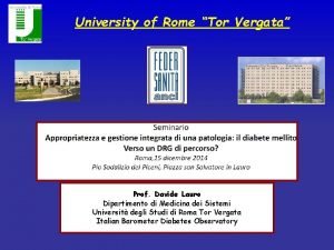 Davide lauro tor vergata