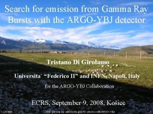 Search for emission from Gamma Ray Bursts with