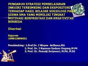 Strategi inkuiri dan ekspositori