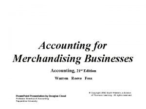 Business sales
