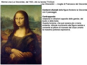 Gioconda olio su tela