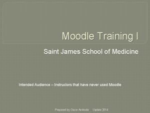 Moodle sjsm