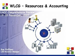 LCG WLCG Resources Accounting LHCC Comprehensive Review 19