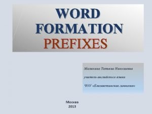 Negative prefixes list pdf