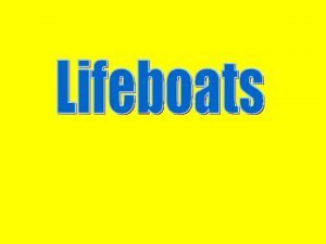 How many passengers will a lifeboat hold 1
