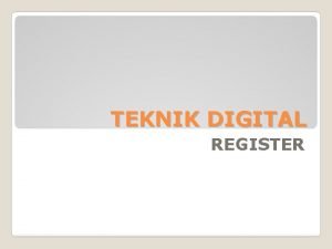 Register teknik digital