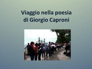 Poesia del viaggiatore