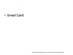 Smart card toolkit