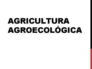 AGRICULTURA AGROECOLGICA RECUPERAO DE NASCENTES Foto Imagem area