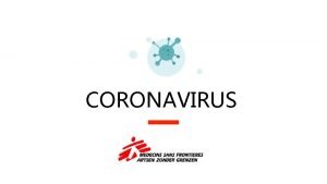 CORONAVIRUS Artsen zonder grenzen 1 Interventie in Belgi