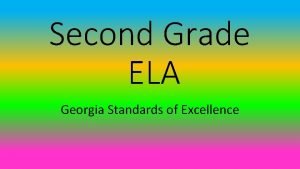 2nd grade reading standards ga