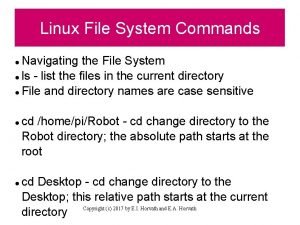 Python file system commands