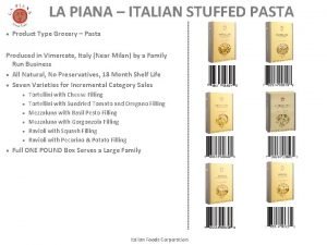 La piana pasta