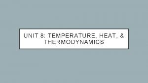 Physics heat and temperature