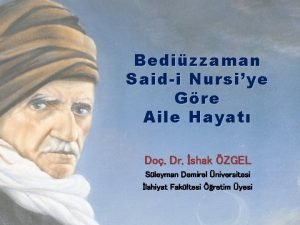 Bedizzaman Saidi N ursiye Gre Aile Hayat Do