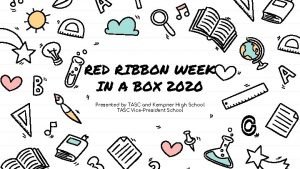 Red ribbon week 2020 ideas