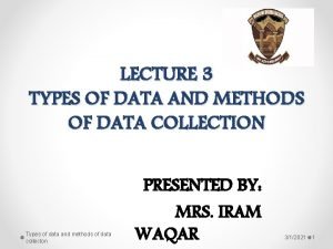 3 types of data