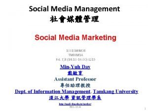 Social Media Management Social Media Marketing 1001 SMM
