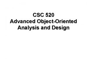 Csc 520