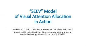 Seev model of attention